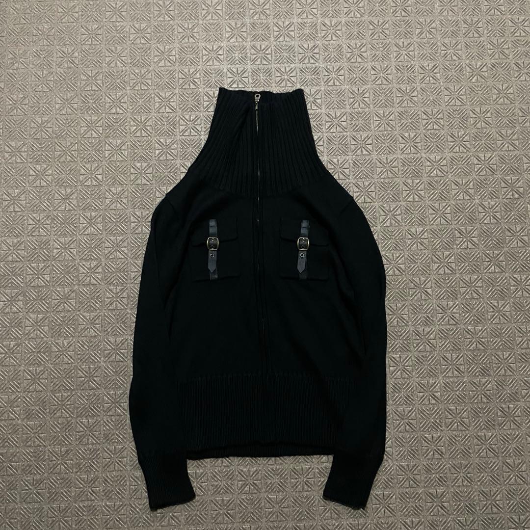 opium darkwear black belt military knit — image 2