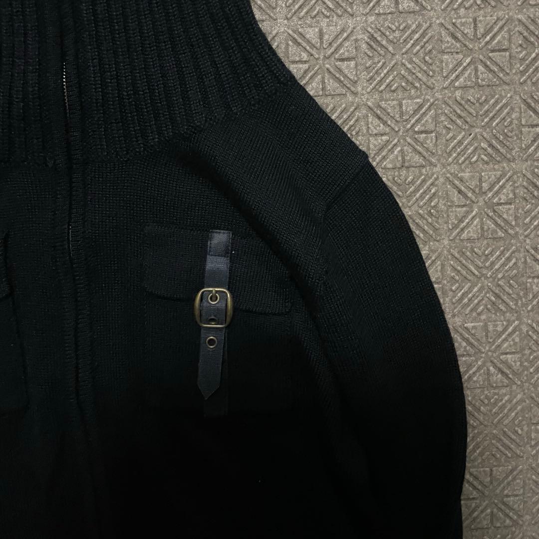 opium darkwear black belt military knit — image 3