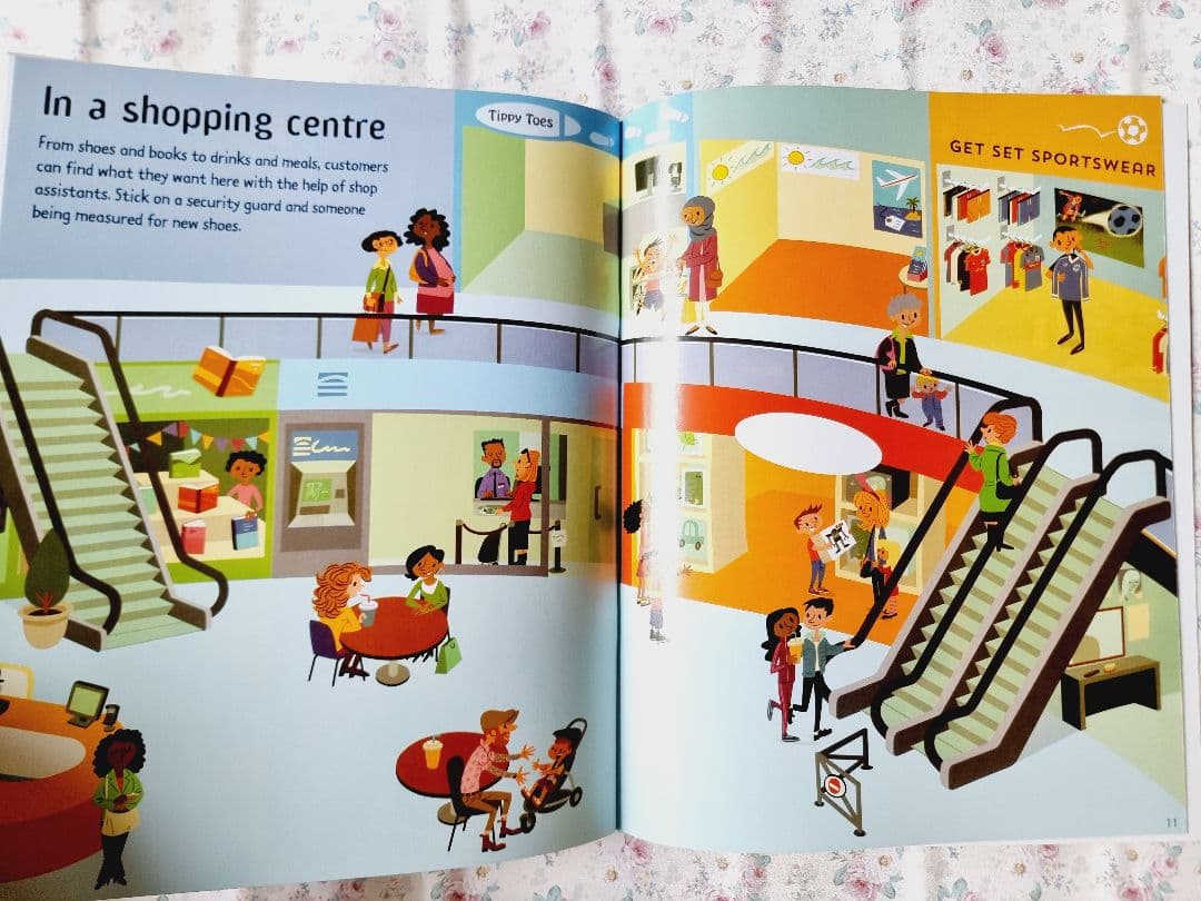 英語絵本 Usborne Sticker jobs しかけ絵本 洋書 — image 2