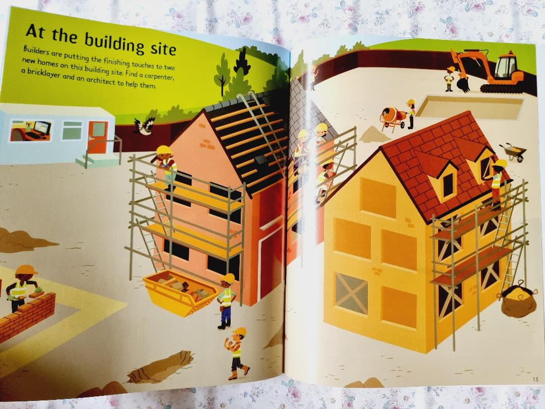 英語絵本 Usborne Sticker jobs しかけ絵本 洋書 — image 3