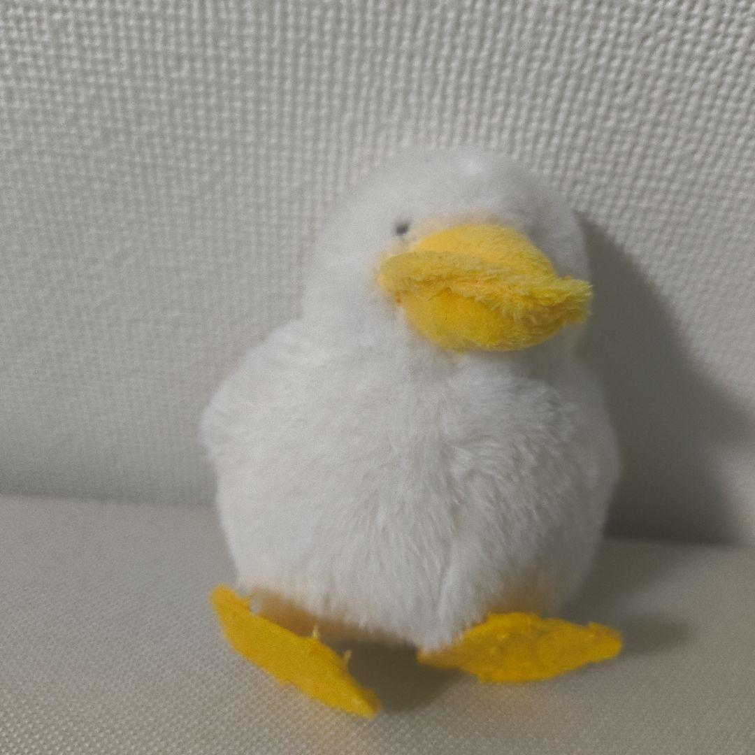 アヒル型ぬいぐるみ 白・黄色 もちっとダック チョイぶちゃ — image 2