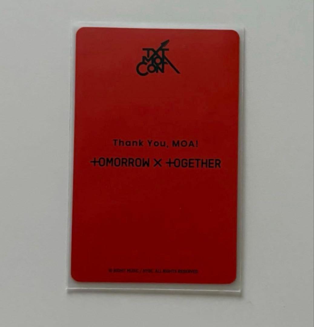 TXT スビン FC特典 トレカ MOACON モアコン メンシプ — image 2