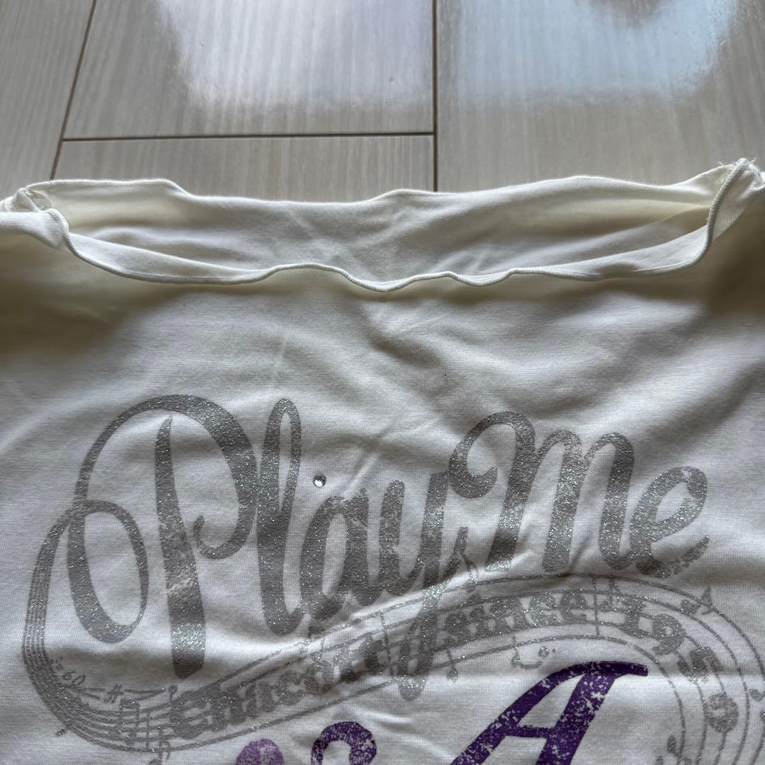 ✨美品✨ Chacott 半袖 Tシャツ ホワイト ロゴプリント — image 3