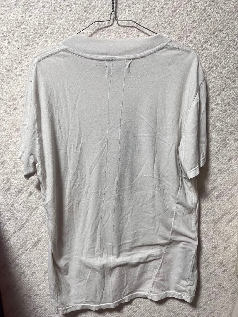 RELIGION LONDON スカル刺繍 Tシャツ ホワイト 古着 — image 4