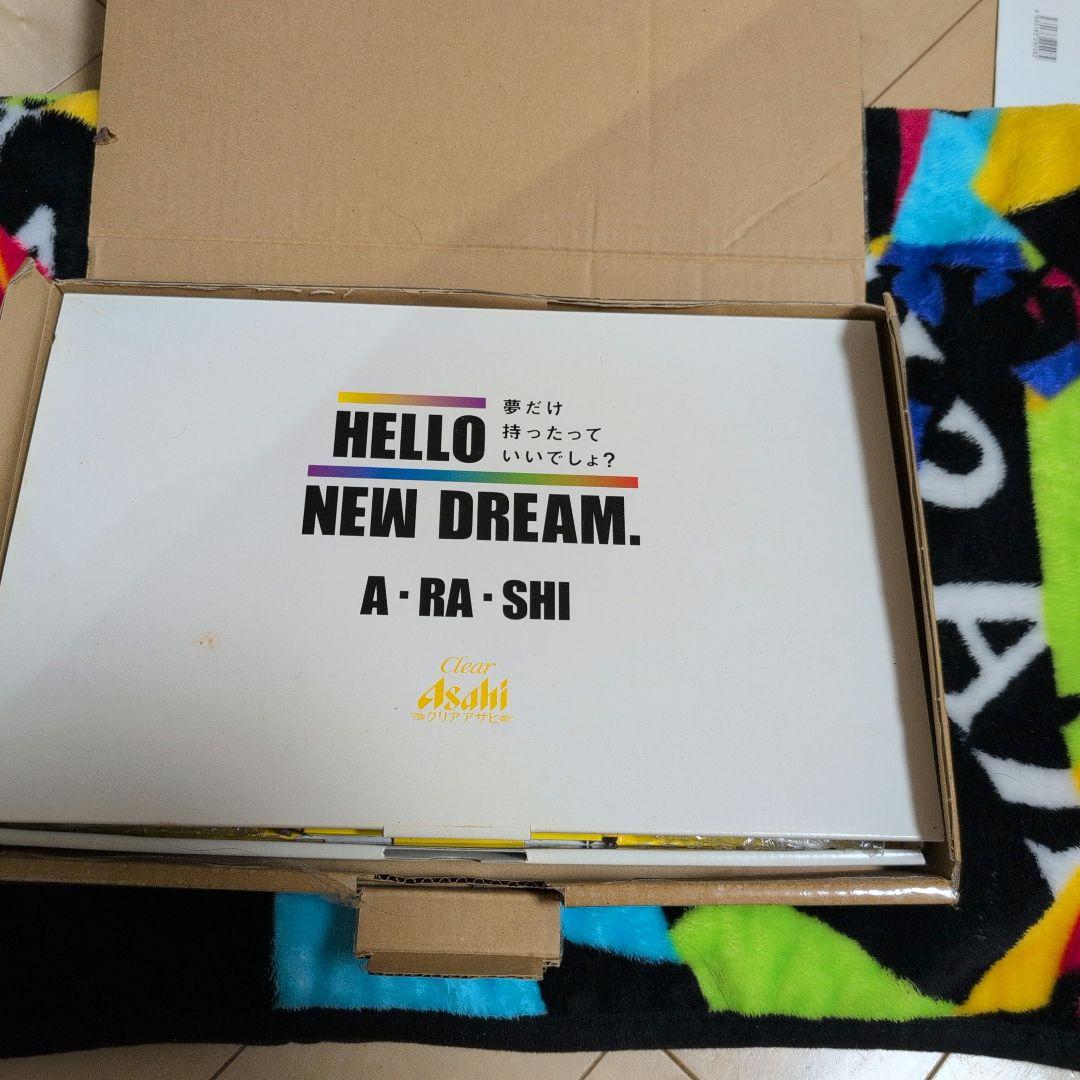 嵐　HALLONEWDREAMクリアアサヒ 六角形 皿5個セット — image 2