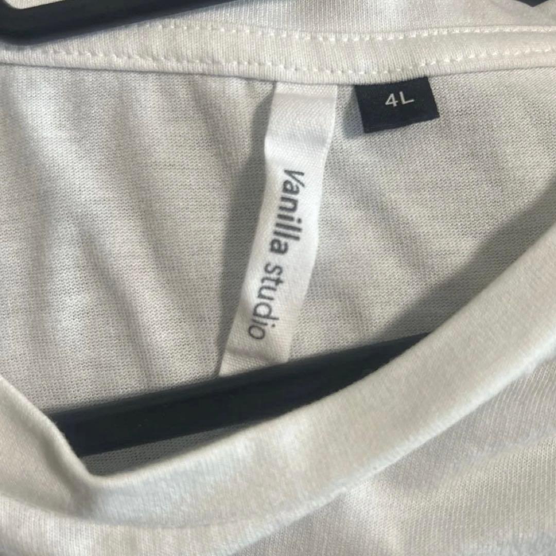 vanilla studio 半袖Tシャツ ホワイト 4L — image 3