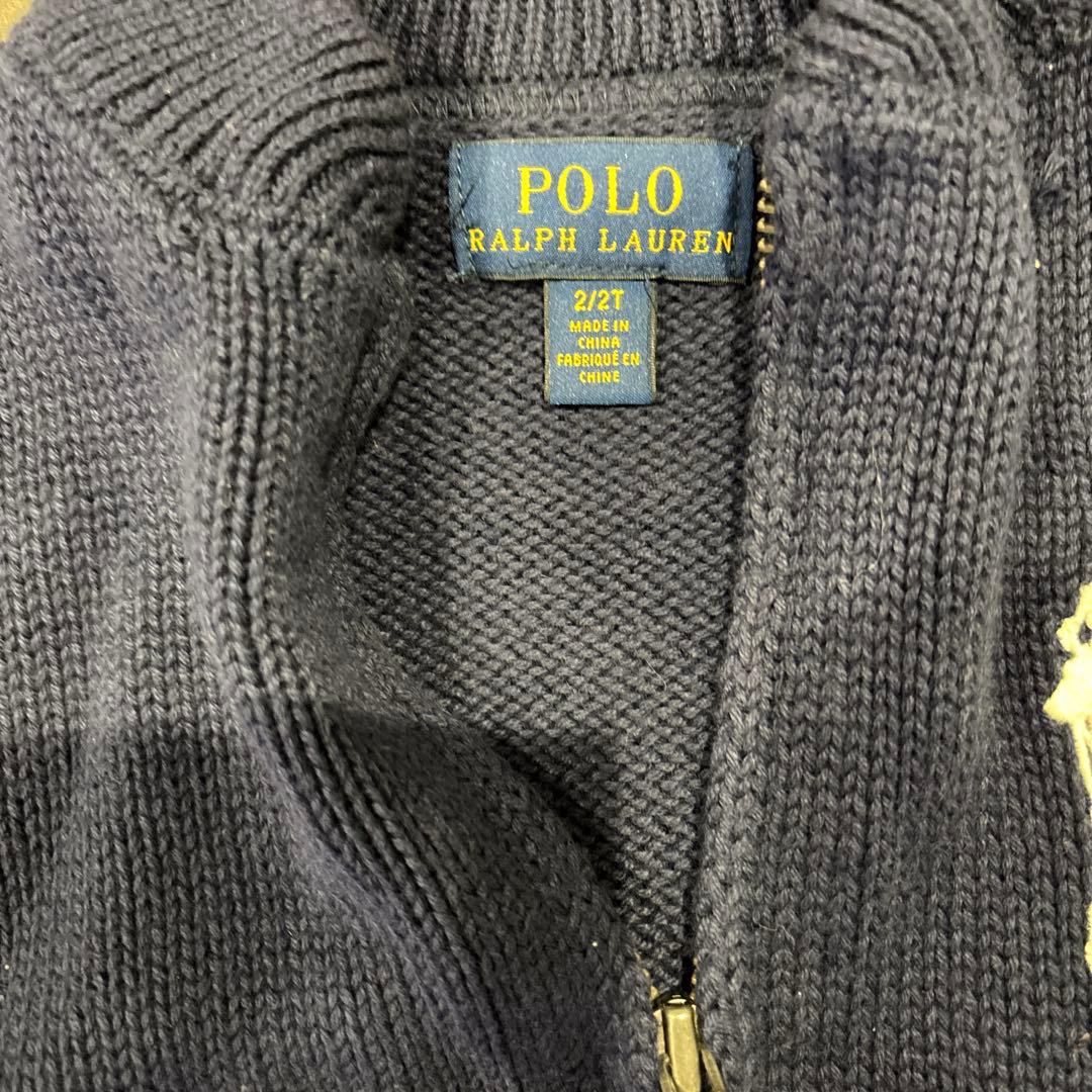 【2T】Polo Ralph Lauren ジップアップ カーディガン — image 2