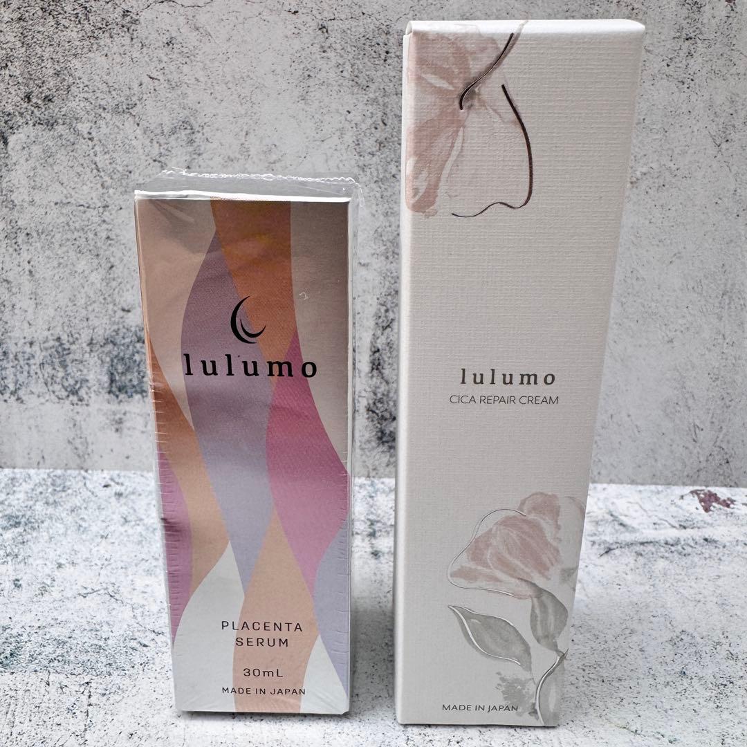 ＊日本製 lulumo プラセンタ美容液 CICA保湿クリームセット — image 5