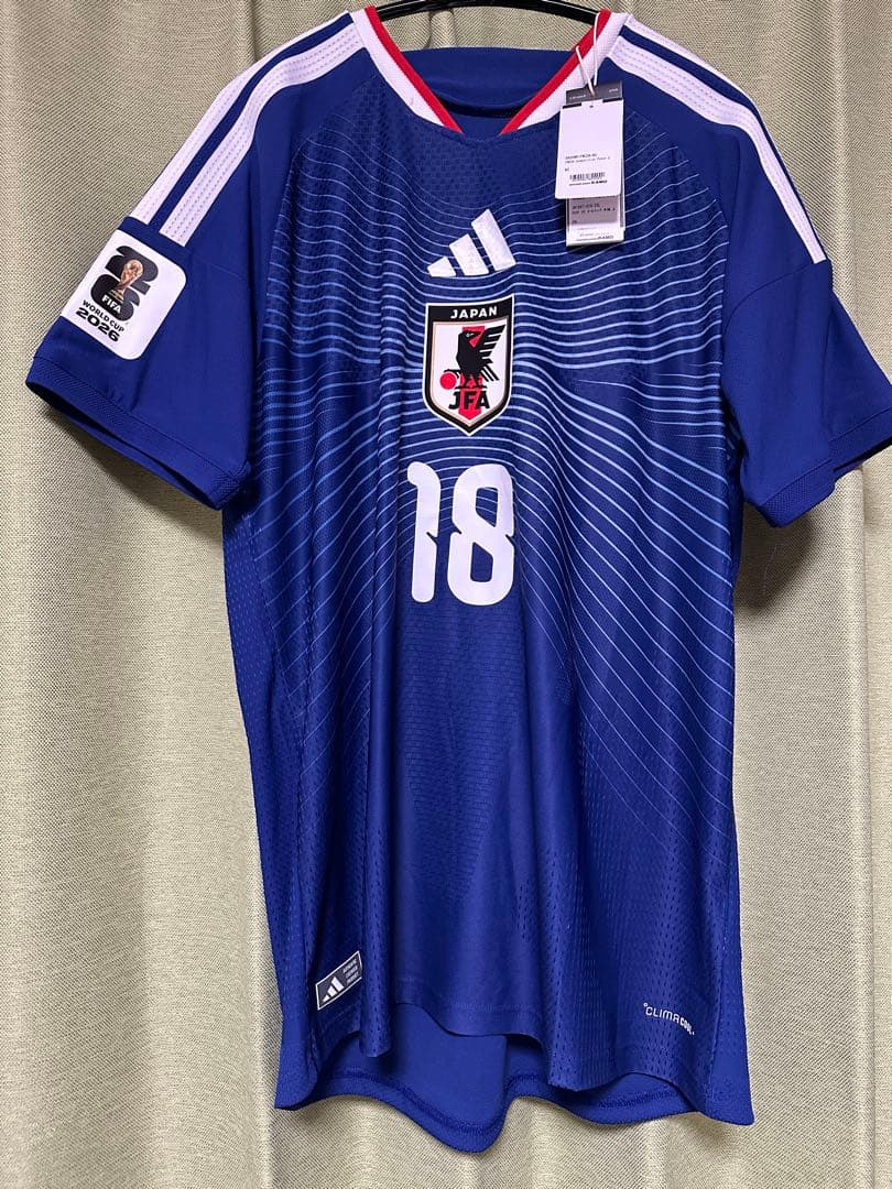 【W杯バッジ付】サッカー 日本代表 2026 ホーム ユニフォーム　上田綺世 — image 2