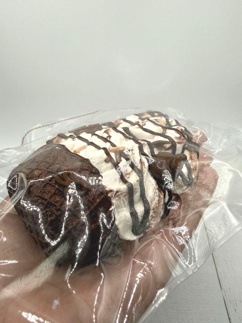 【新作】Mokk ソフトクリーム　戻り遅め　チョコレート　くま　スクイーズ — image 3