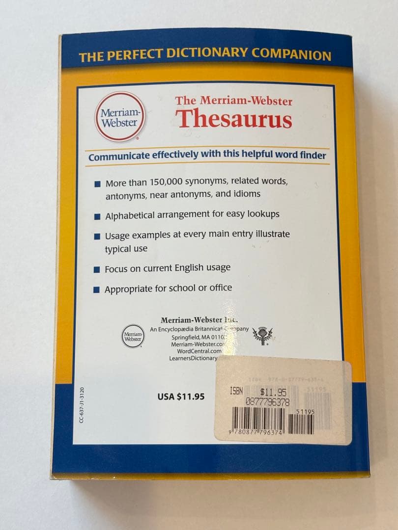 The Merriam-Webster Thesaurus 英語辞典 — image 2