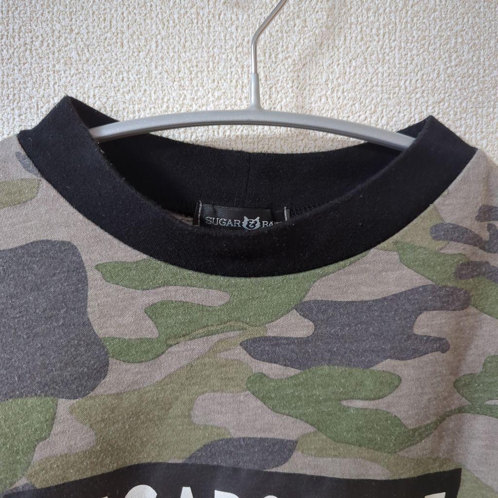 【フォロー割5%オフ❗️】SUGAR&BABE　Tシャツ　長袖　M　迷彩　y2k — image 3