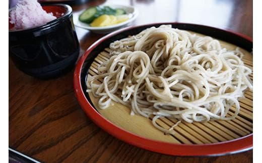 ７年産 十割そばセット（そば粉８００ｇ,打ち粉/そばがき粉各１００ｇ）会津かおり — image 2