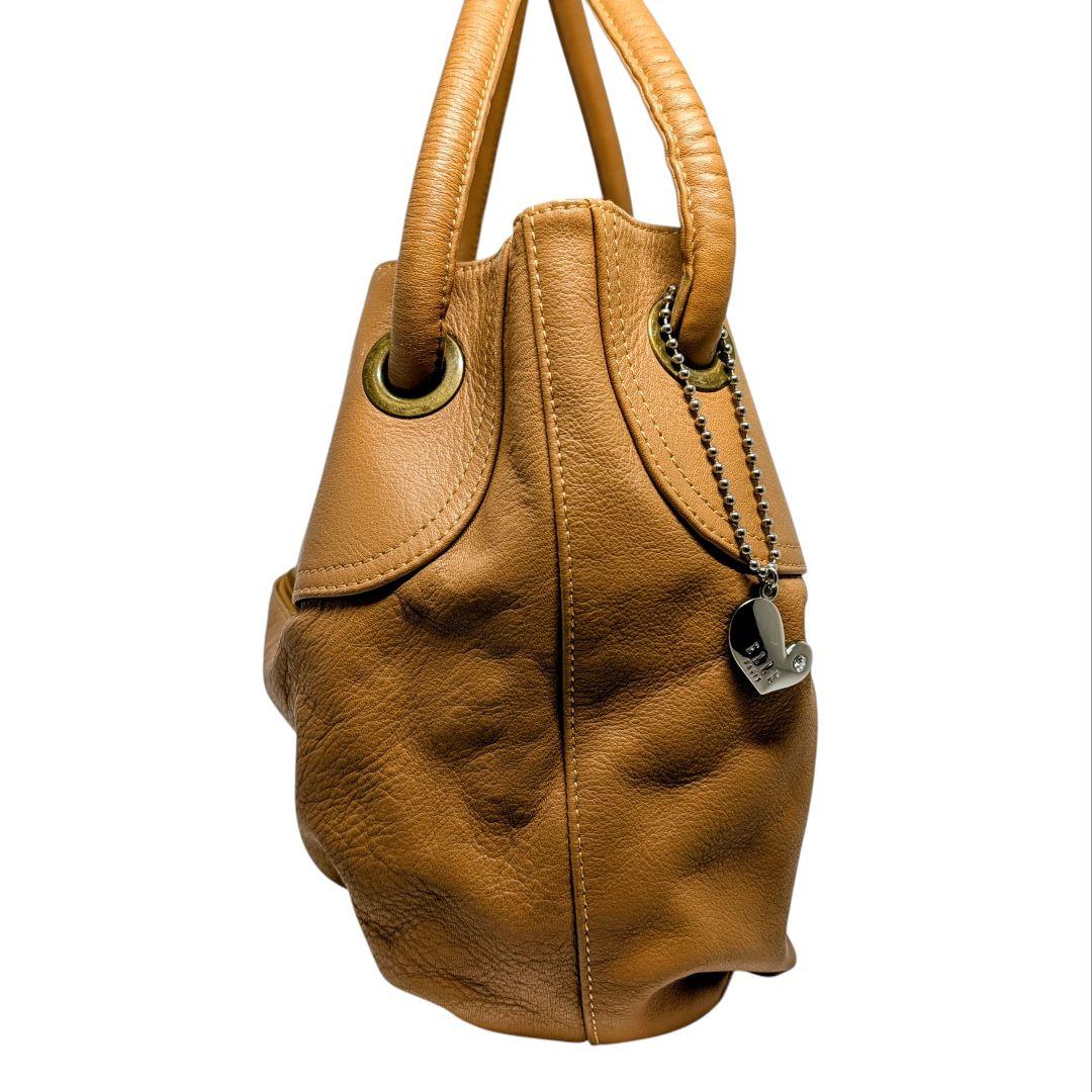 美品✨ELLE PARIS ハンドバッグ 2way レザー タッセル チャーム — image 5