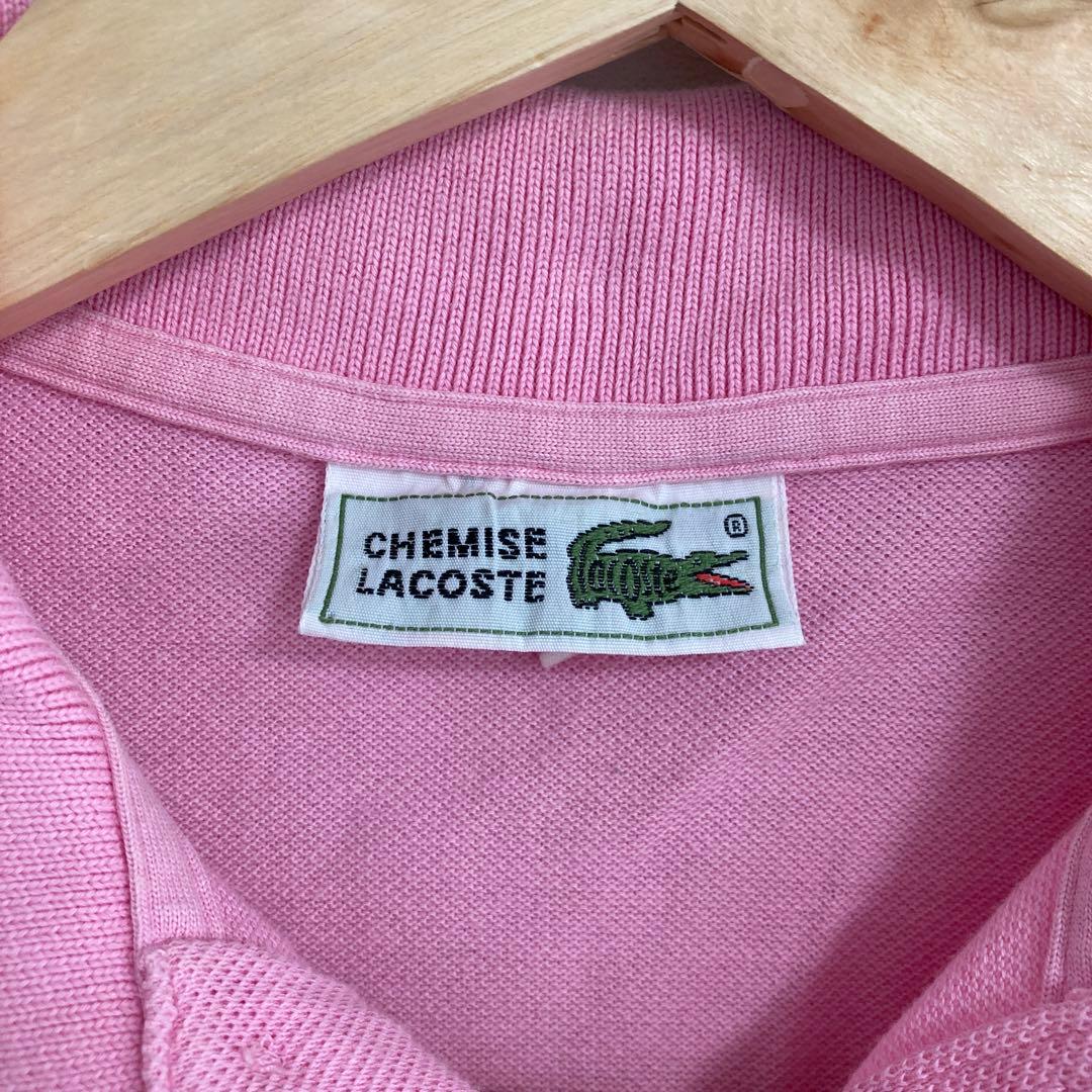 90s CHEMISELACOSTEピンクポロシャツサイズ40★M〜L綿100% — image 2