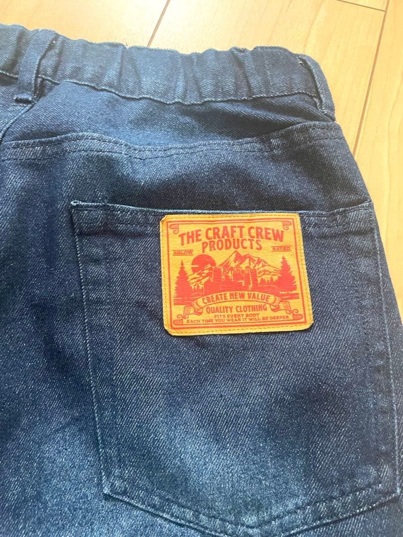 インディゴブルー　レディース　デニムパンツ — image 4