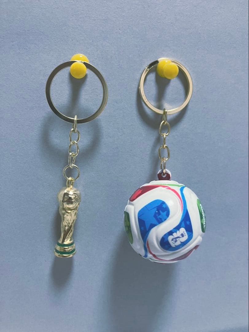 2026FIFAワールドカップ　サッカーボールキーホルダー　トロフィー — image 2