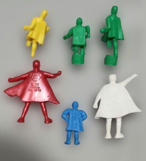 アメコミ消しゴム　色々カラー 　美品 稀少(レトロ５体セット)✨専用✨ — image 2