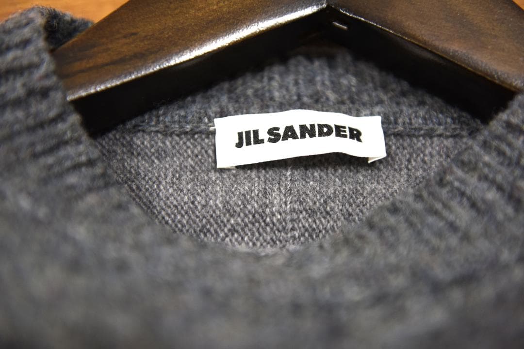 JIL SANDER 20-21AW クルーネック ニット グレー 46 — image 3
