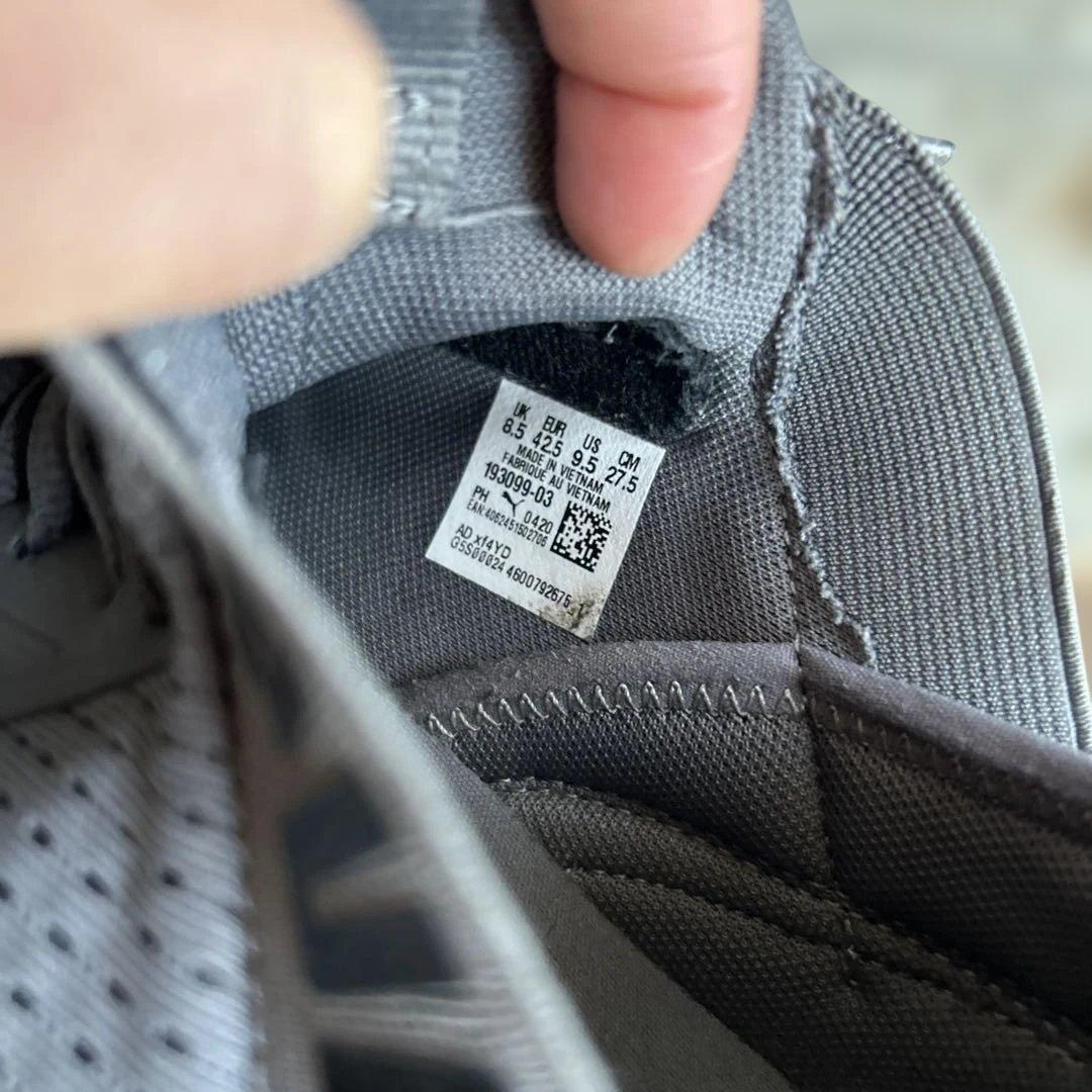 PUMA メンズスニーカー 27.5 グレー　1度着用　お値下げ‼️ — image 5