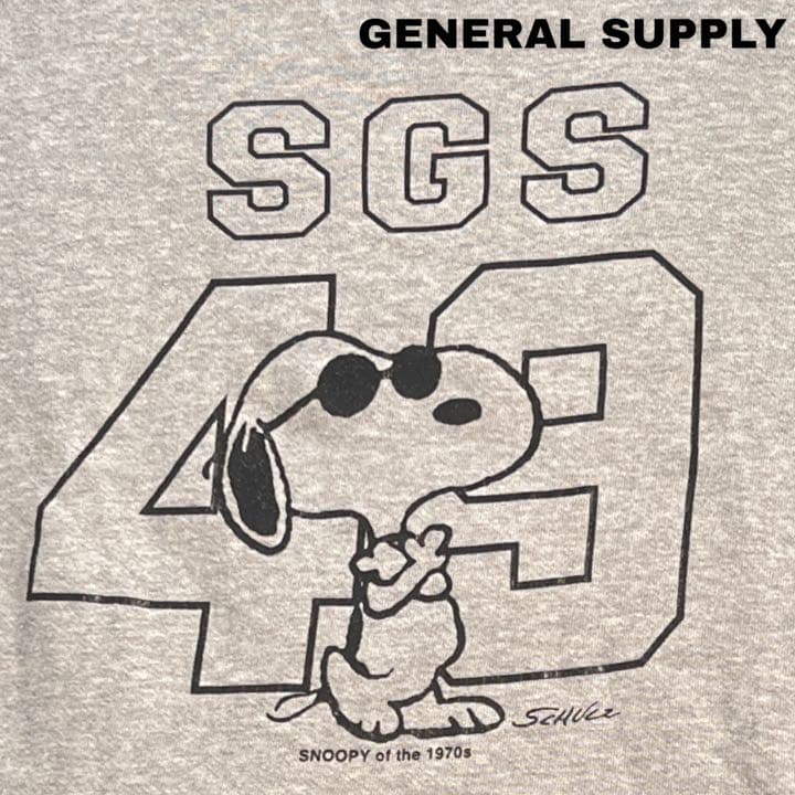 GENERAL SUPPLY ゼネラルサプライ スヌーピー スウェット Mサイズ — image 4