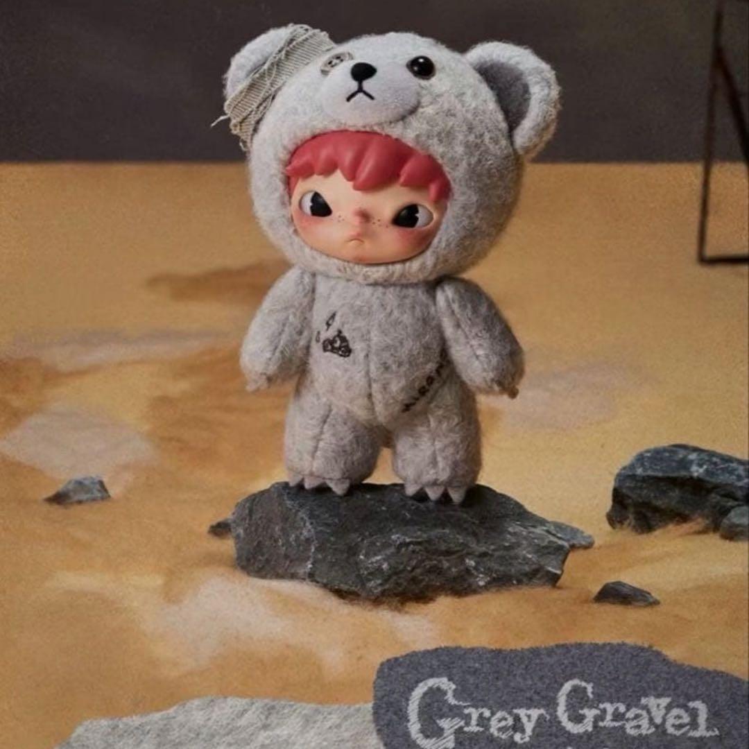 Hirono Road Journal ぬいぐるみペンダントGreyGravel — image 2