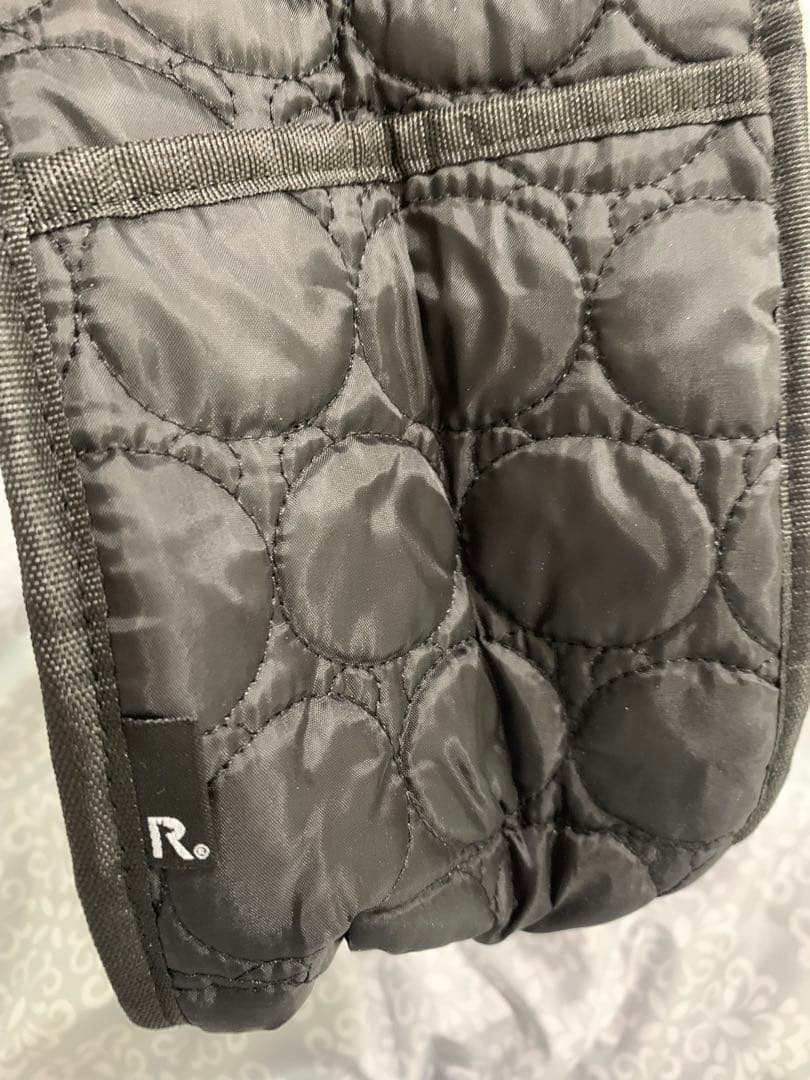 未使用◎ ROOTOTE キルティング ミニトートバッグ ブラック — image 4