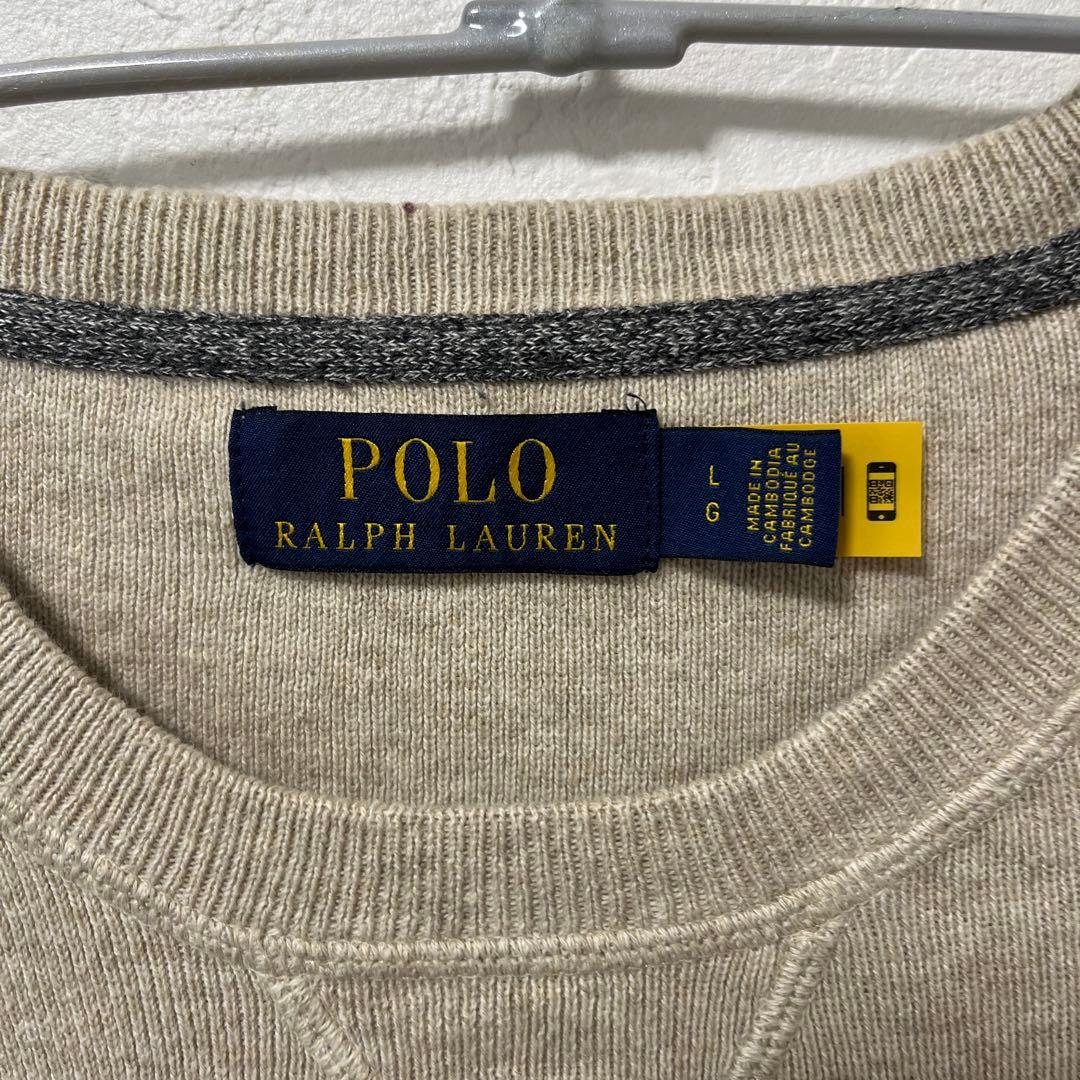 Polo Ralph Lauren/クルーネックニット/ベージュ/L — image 2