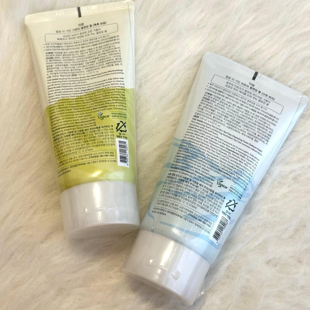 THE SAEM HEALING TEA GARDEN 洗顔料 2本セット — image 2
