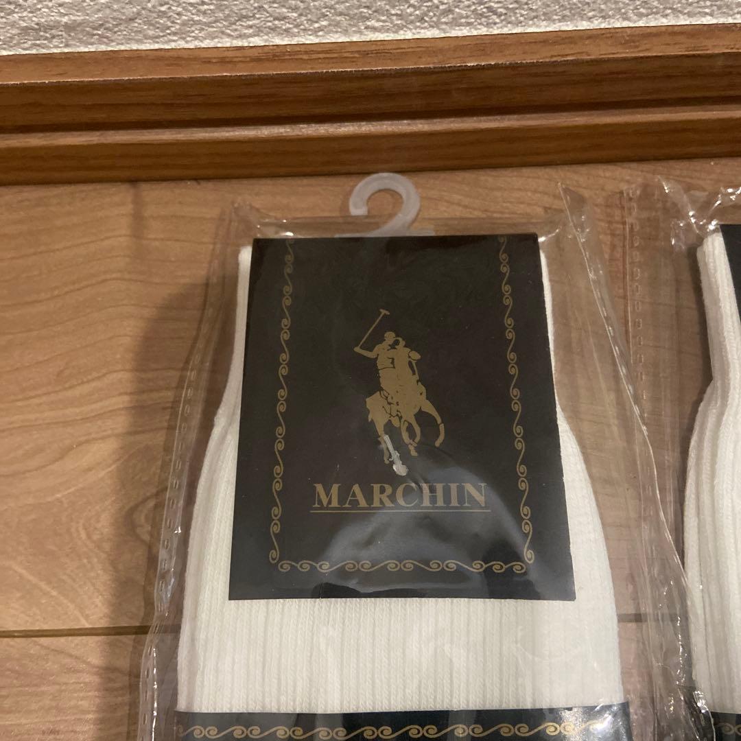 【新品未開封】MARCHIN ソックス 2足セット ホワイト — image 2