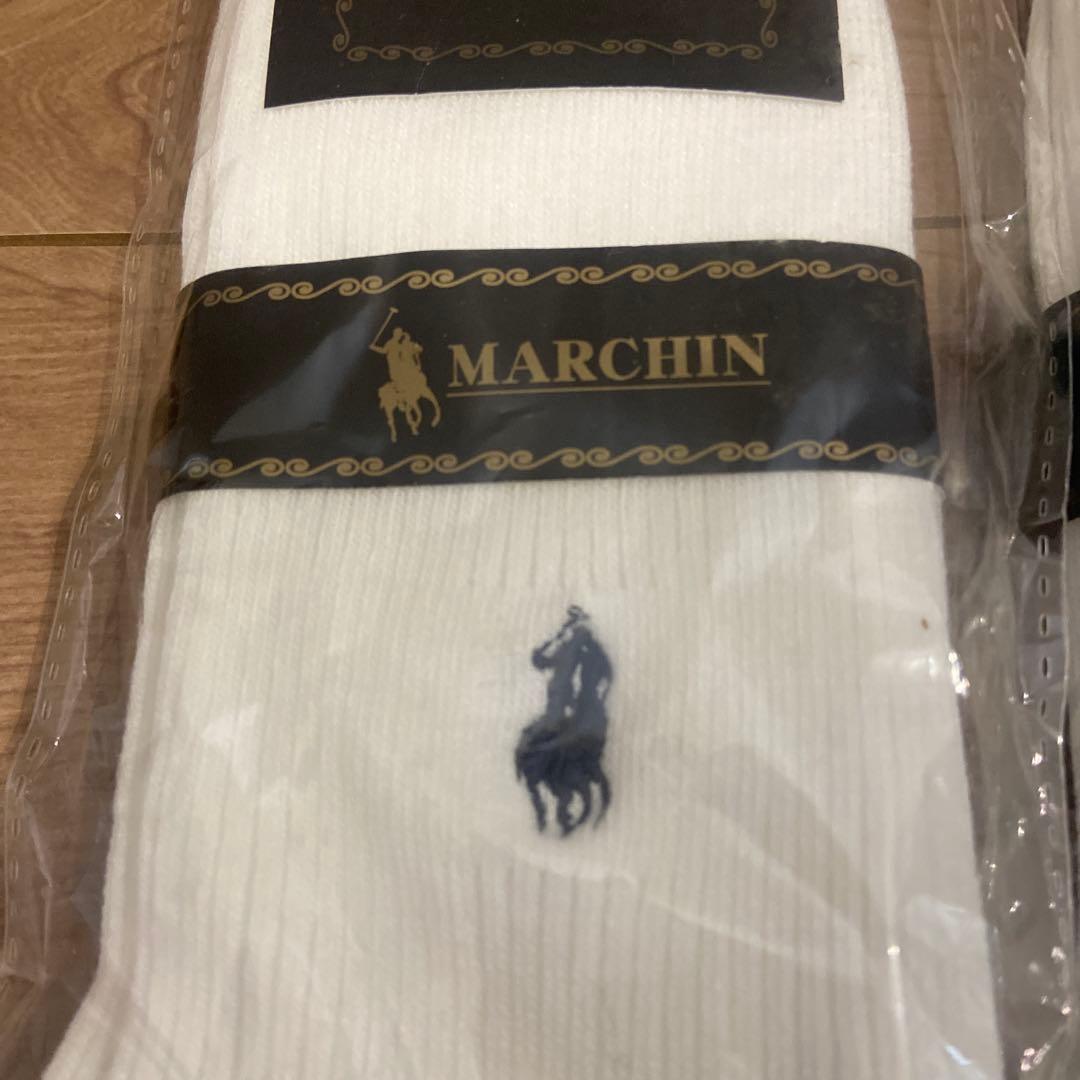 【新品未開封】MARCHIN ソックス 2足セット ホワイト — image 3