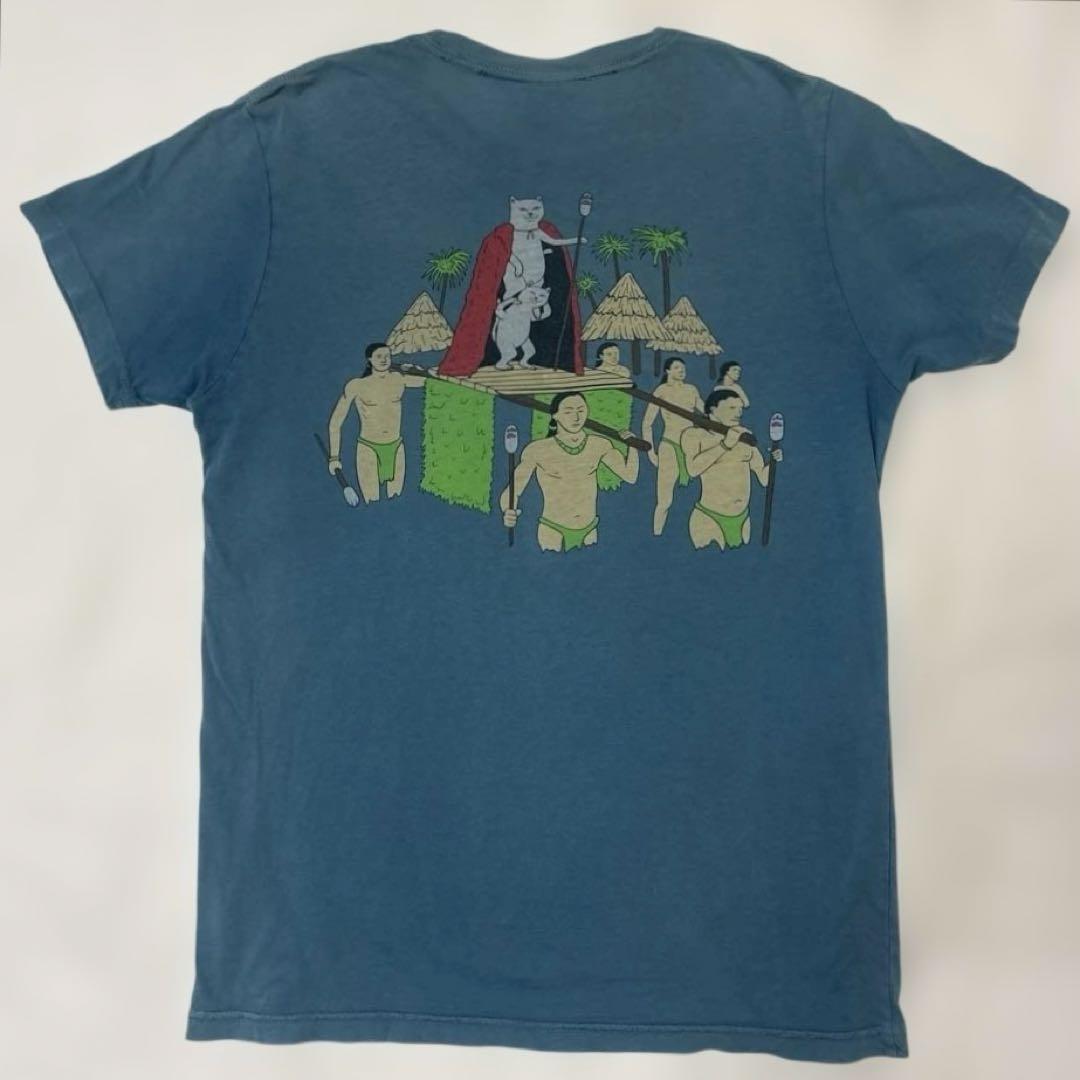 リップンディップ RIPNDIP 猫Tシャツ Sサイズ バックプリントT — image 2