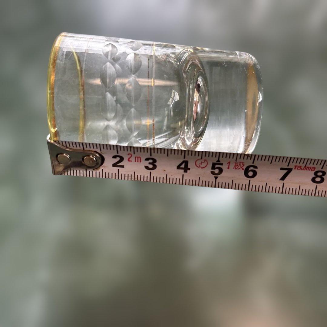 昭和レトロ　金縁(ゴールドリム) ショットグラス４個 — image 5