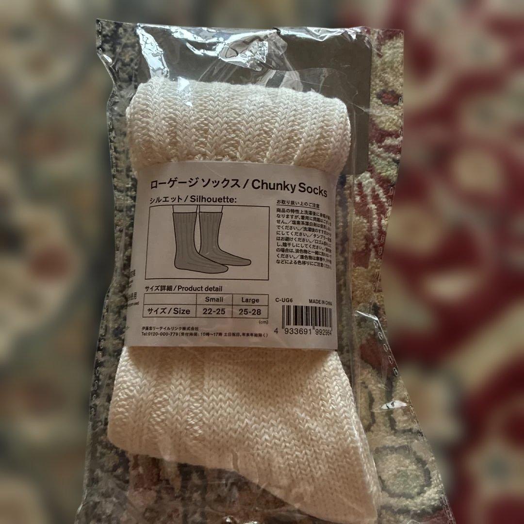Convenience Wear ローゲージソックス ホワイトモカ25-28cm — image 3