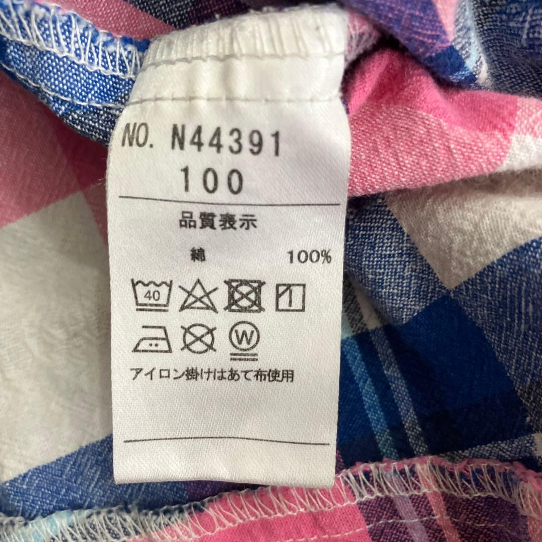 NAUGHTY COMPANY ノースリーブ　ワンピース 100 ピンク　半袖 — image 4