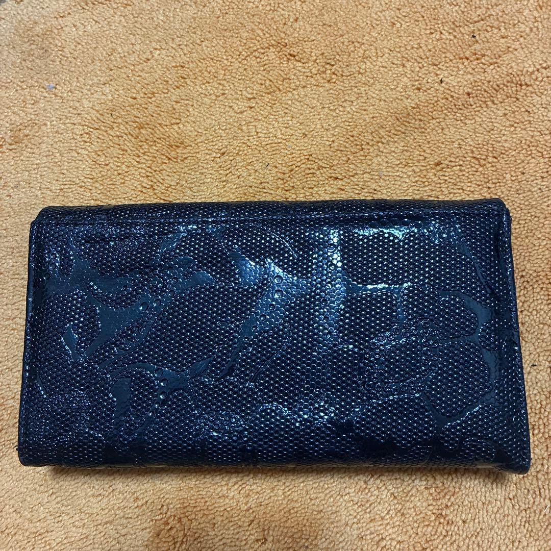 【美品】LUCIANO VALENTINO 長財布 スティングレイ調型押し — image 2