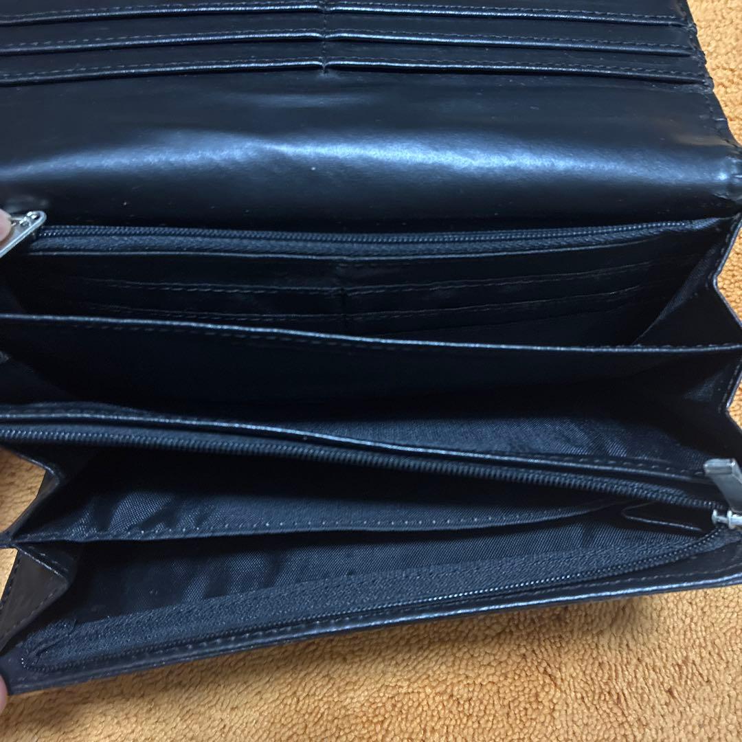 【美品】LUCIANO VALENTINO 長財布 スティングレイ調型押し — image 4