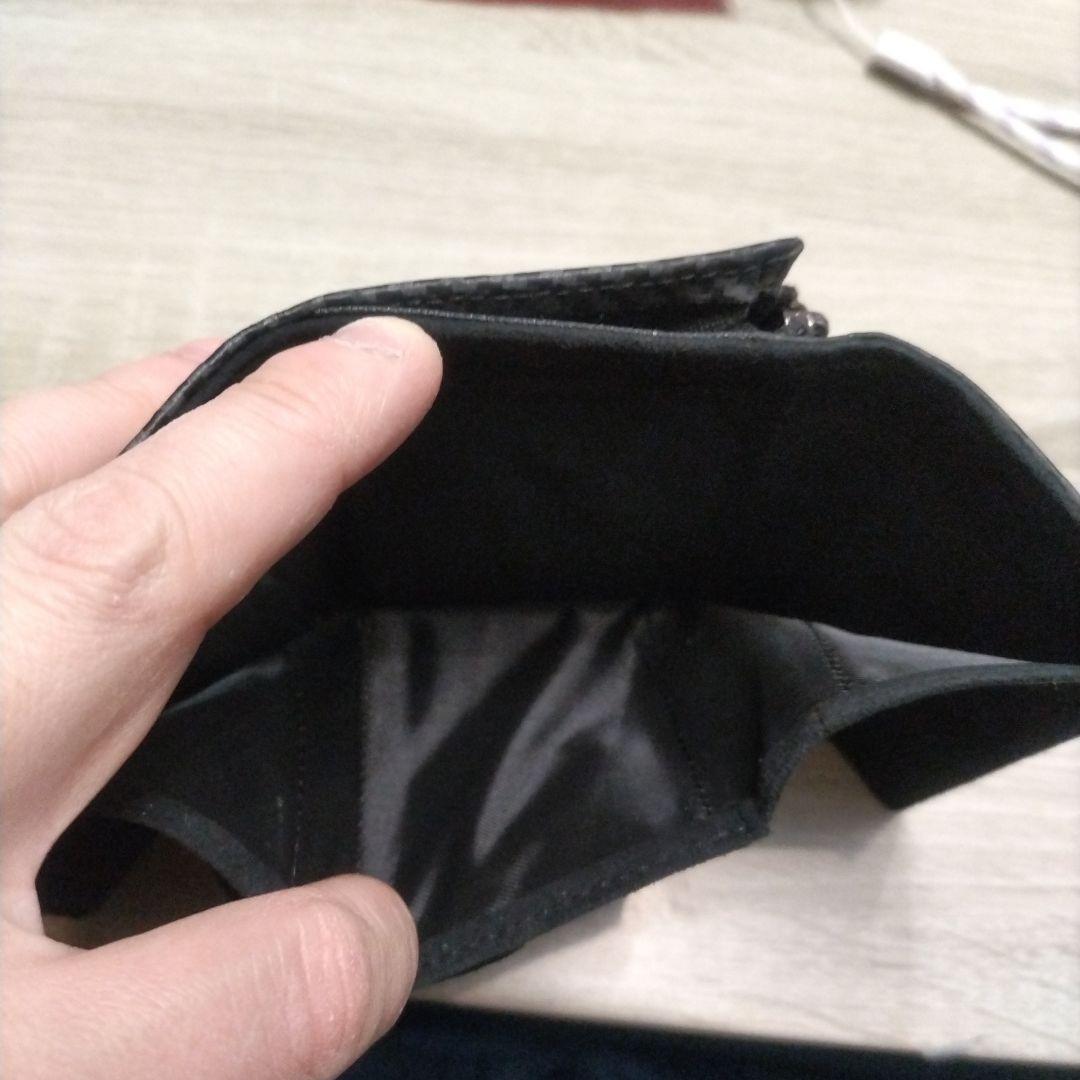 カーボン調 三つ折りコインケース 小銭入れ — image 4