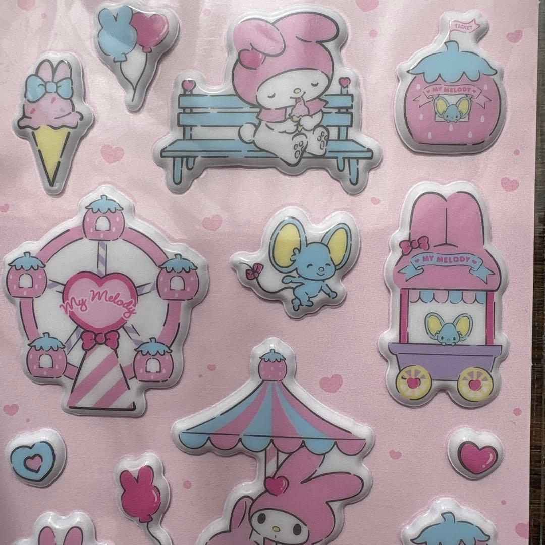 マイメロ　ぷっくりシール　サンリオ　海外限定　正規品　ぷにぷにシール — image 2