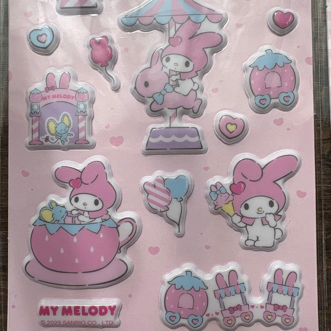 マイメロ　ぷっくりシール　サンリオ　海外限定　正規品　ぷにぷにシール — image 3