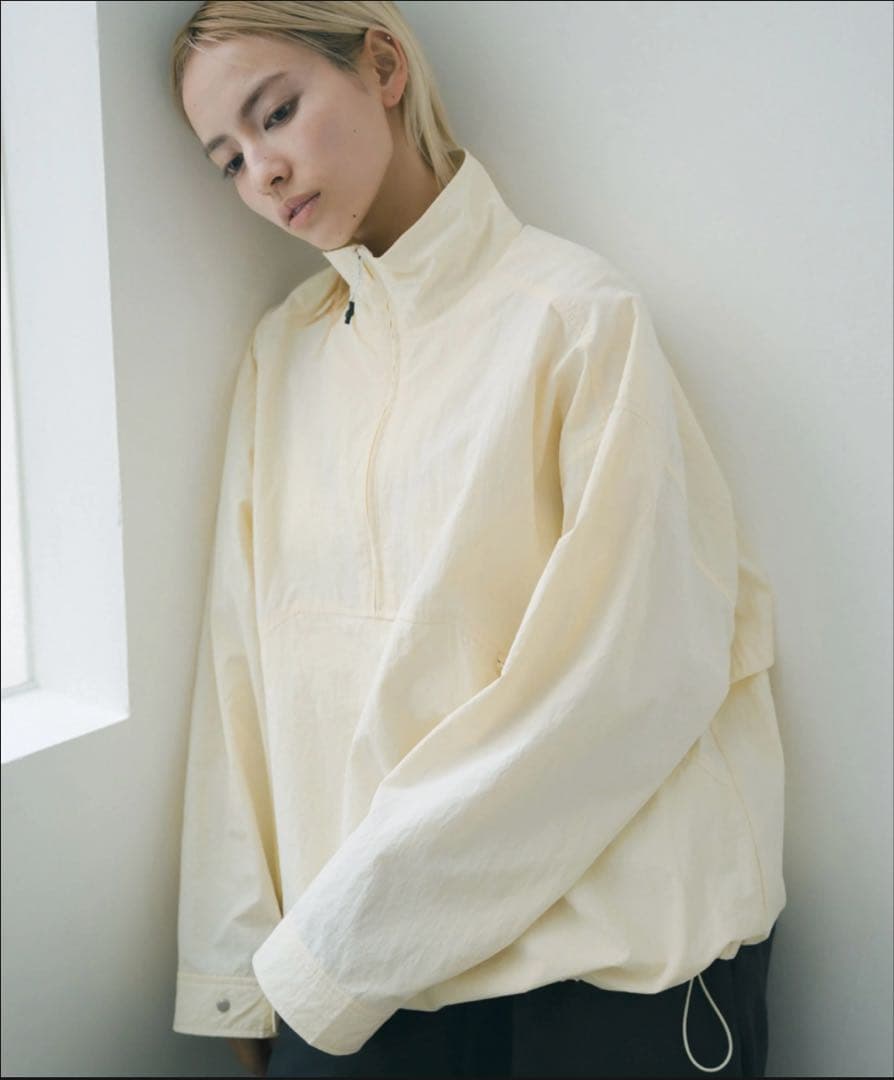 lit Nylon Anorak Blouson CREAM — image 2