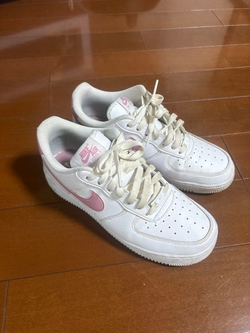 【中古】Nike Air Force 1 ホワイト/ピンク25.5cm — image 2