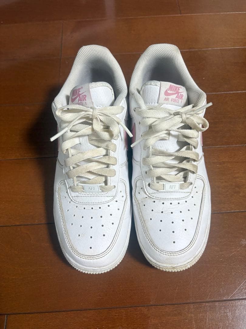 【中古】Nike Air Force 1 ホワイト/ピンク25.5cm — image 3