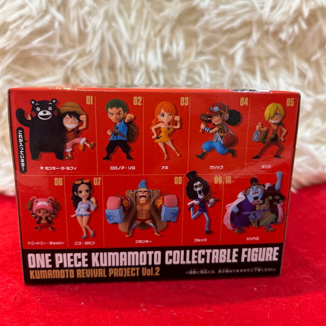 【新品未開封】ワンピース　クマコレ　熊本　フィギュア　第二弾　ルフィ　KCF — image 5