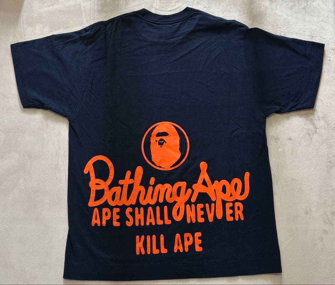 A BATHING APE ビッグロゴTシャツ オレンジ M — image 2