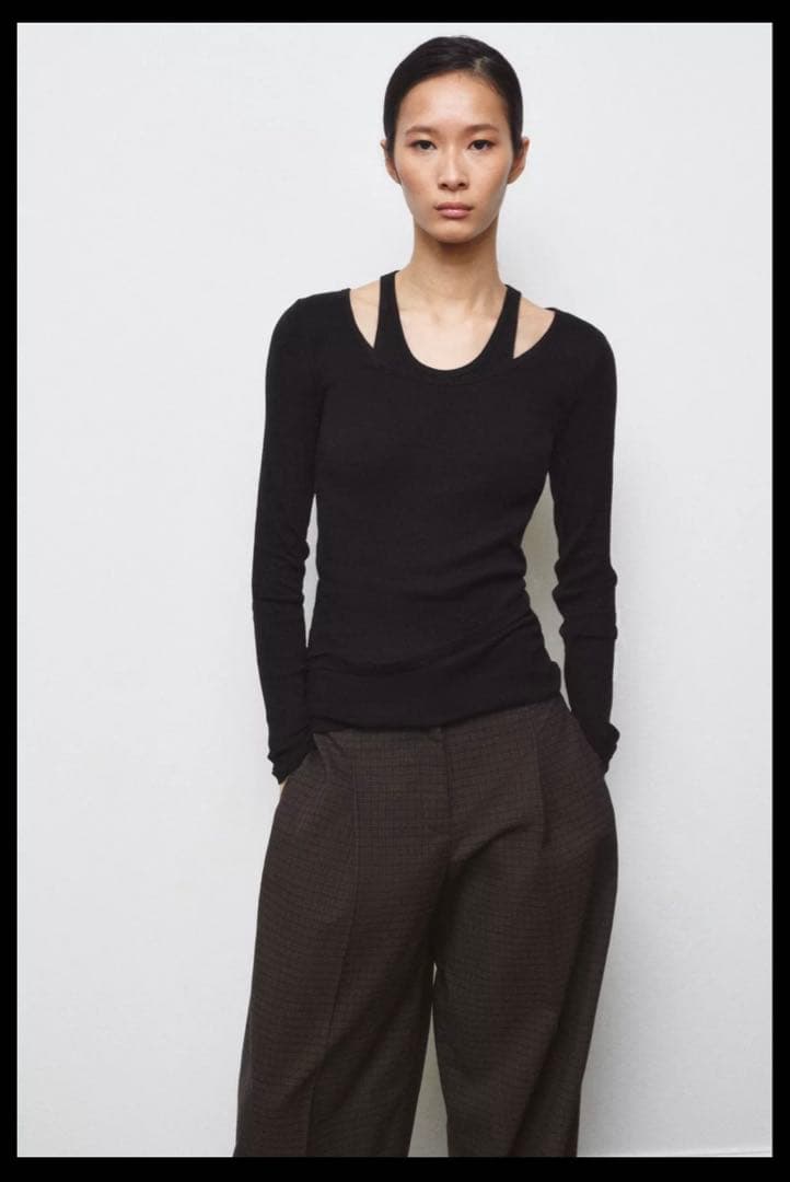 ZARA リブトップス — image 5