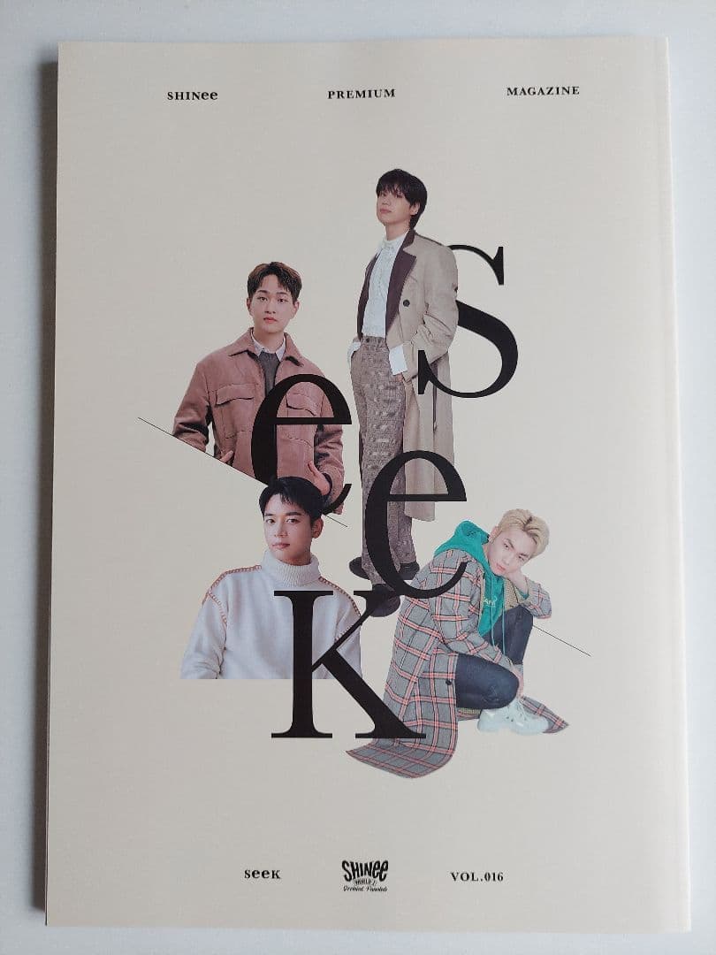 SHINee seek 会報誌　VOL. 015~018 4冊 — image 3