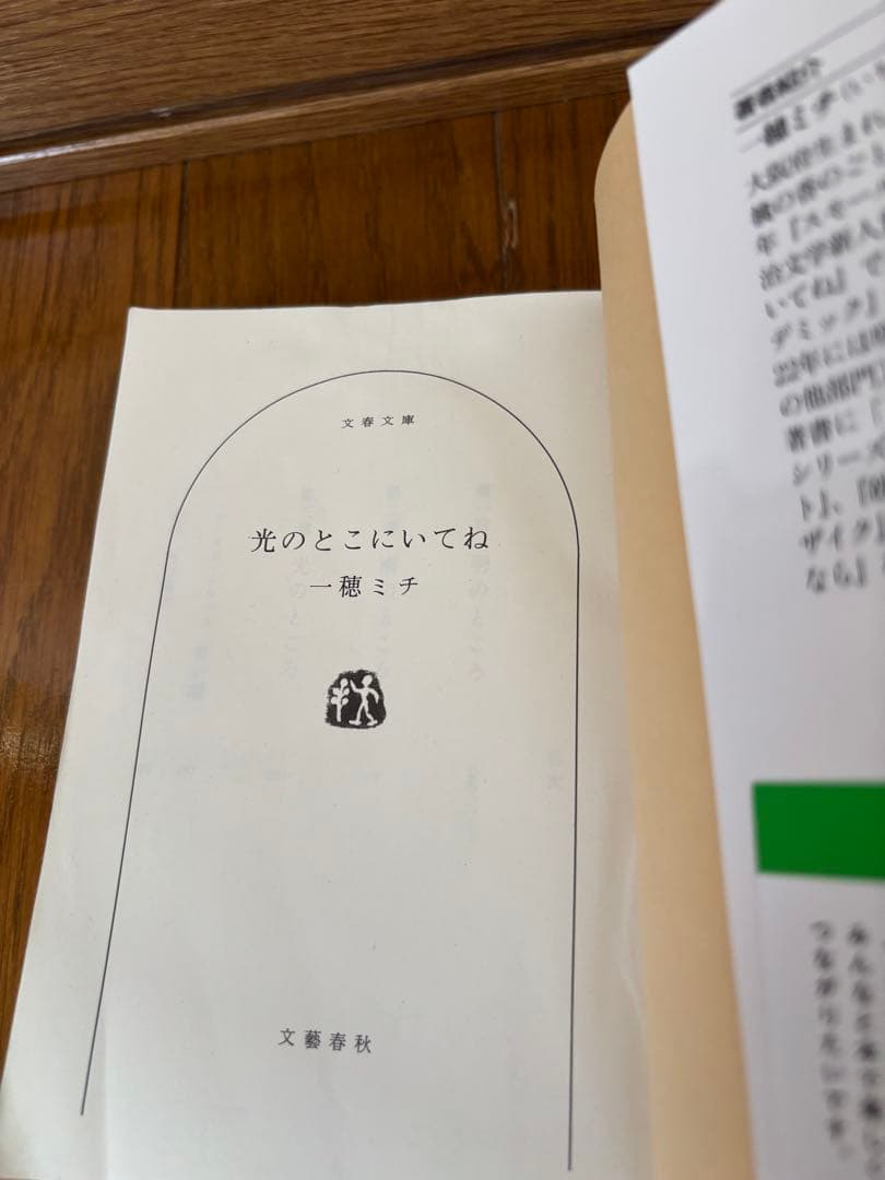 光のところにいてね 一穂ミチ 文春文庫 特製しおり付 — image 4