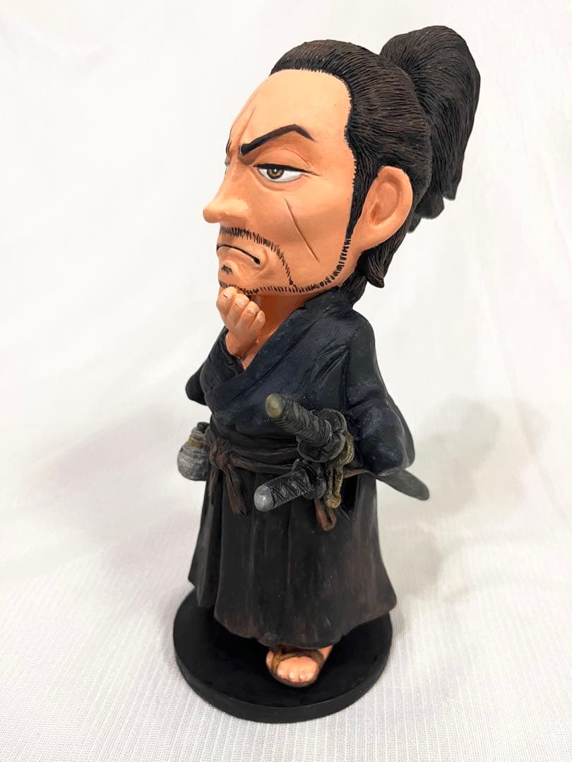 造形粘土作家 宮川アジュ 作品　置物 オブジェ フィギュア 人形 浪人 — image 2