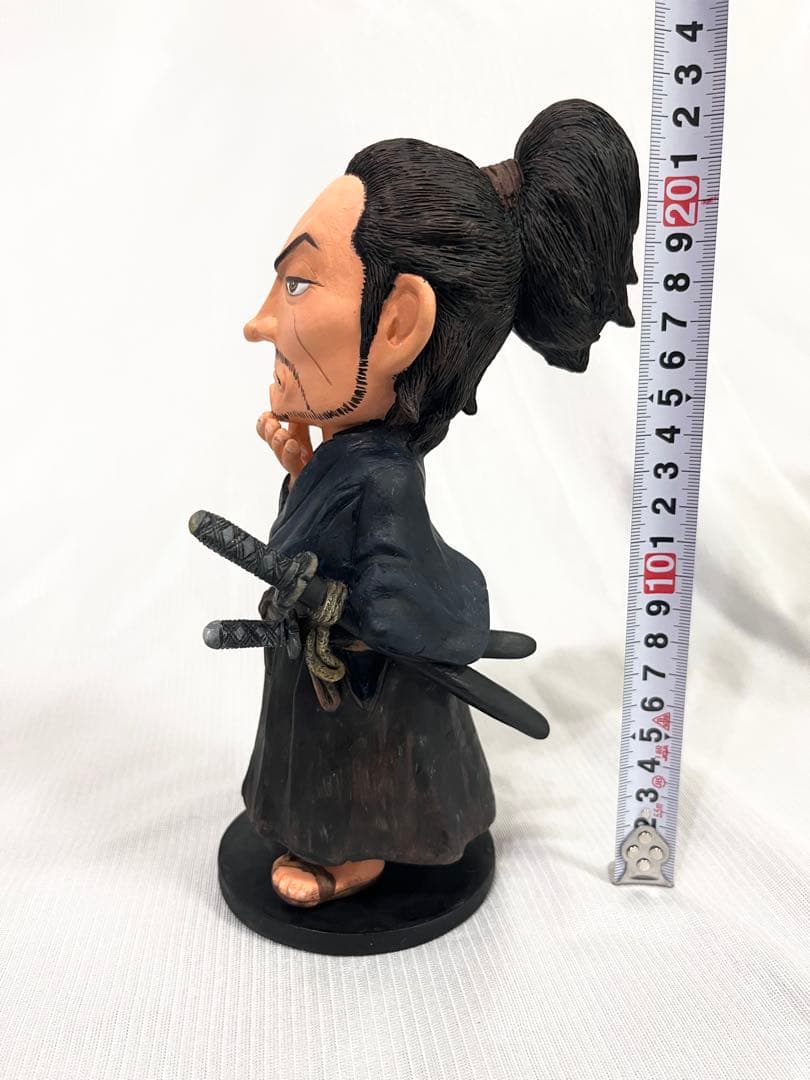 造形粘土作家 宮川アジュ 作品　置物 オブジェ フィギュア 人形 浪人 — image 3